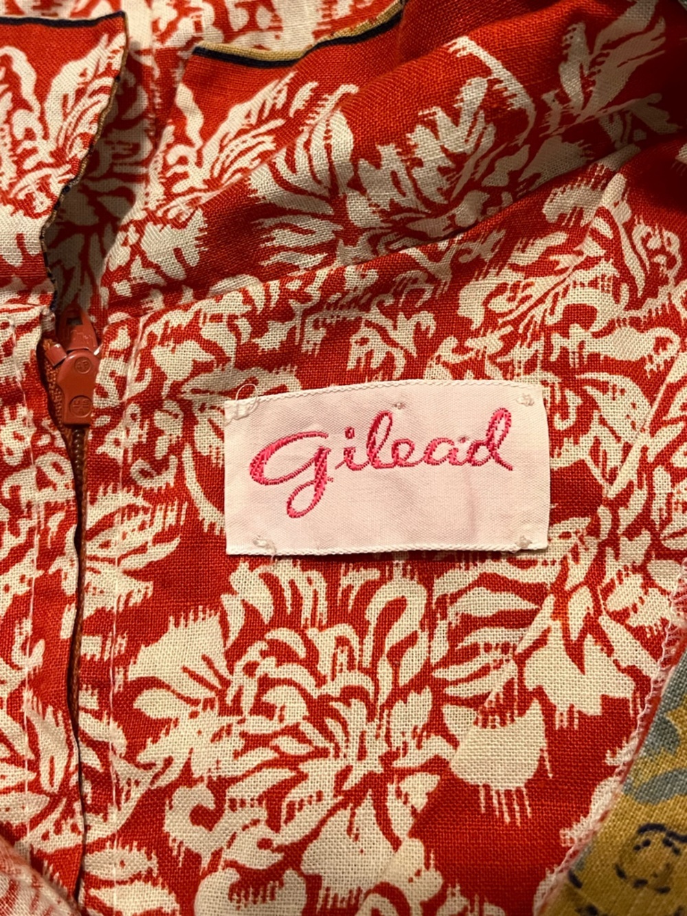 Vintage Gilead Floral Dragon Kimono Style Maxi Dress - Picture 4 of 11